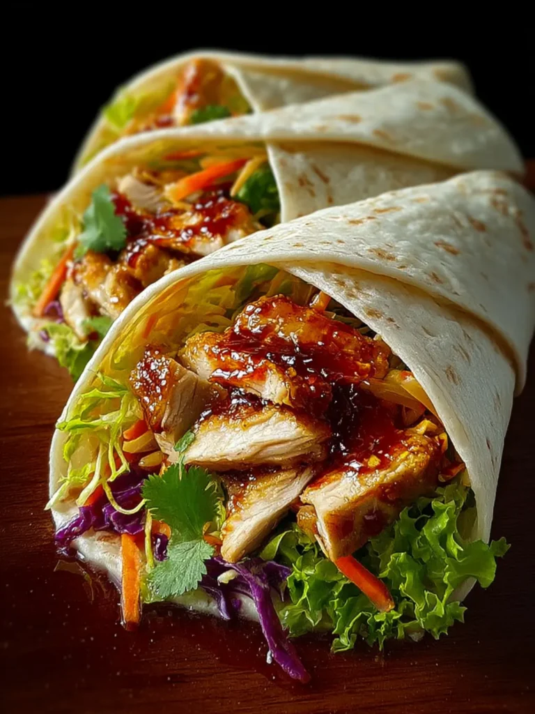 Sweet Chili Chicken Wraps – Quick & Easy Flavorful Wrap Recipe First Image