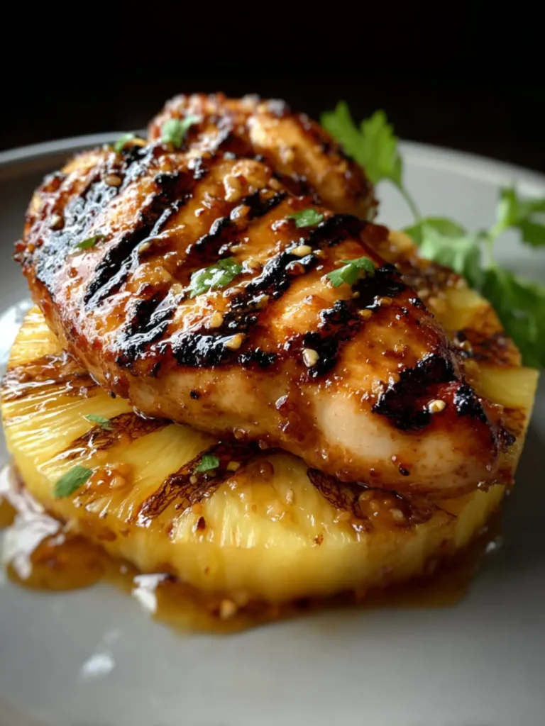 grilled pineapple chicken First Image