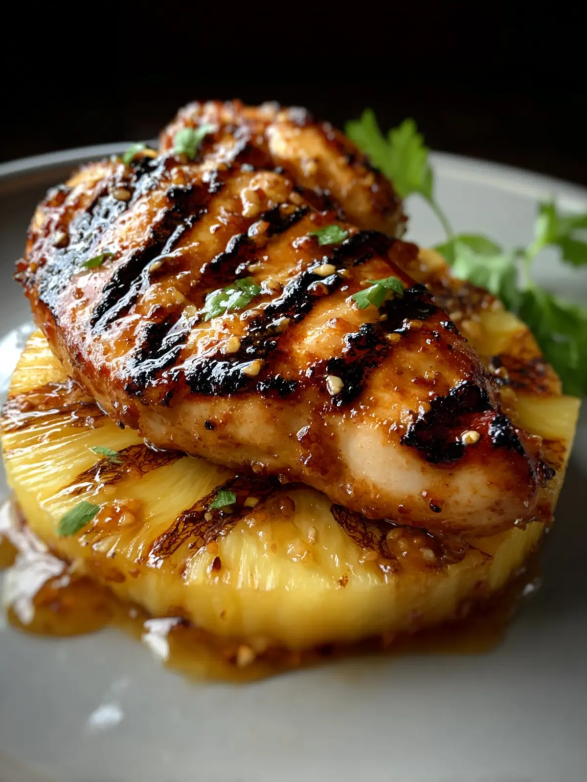 grilled pineapple chicken First Image