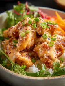 Bang Bang Chicken and Rice Bowls First Image