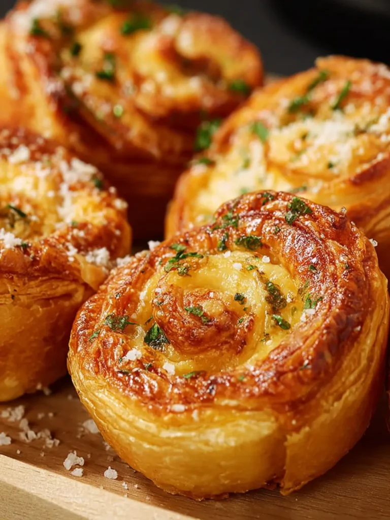 Cheesy Garlic Cruffins First Image