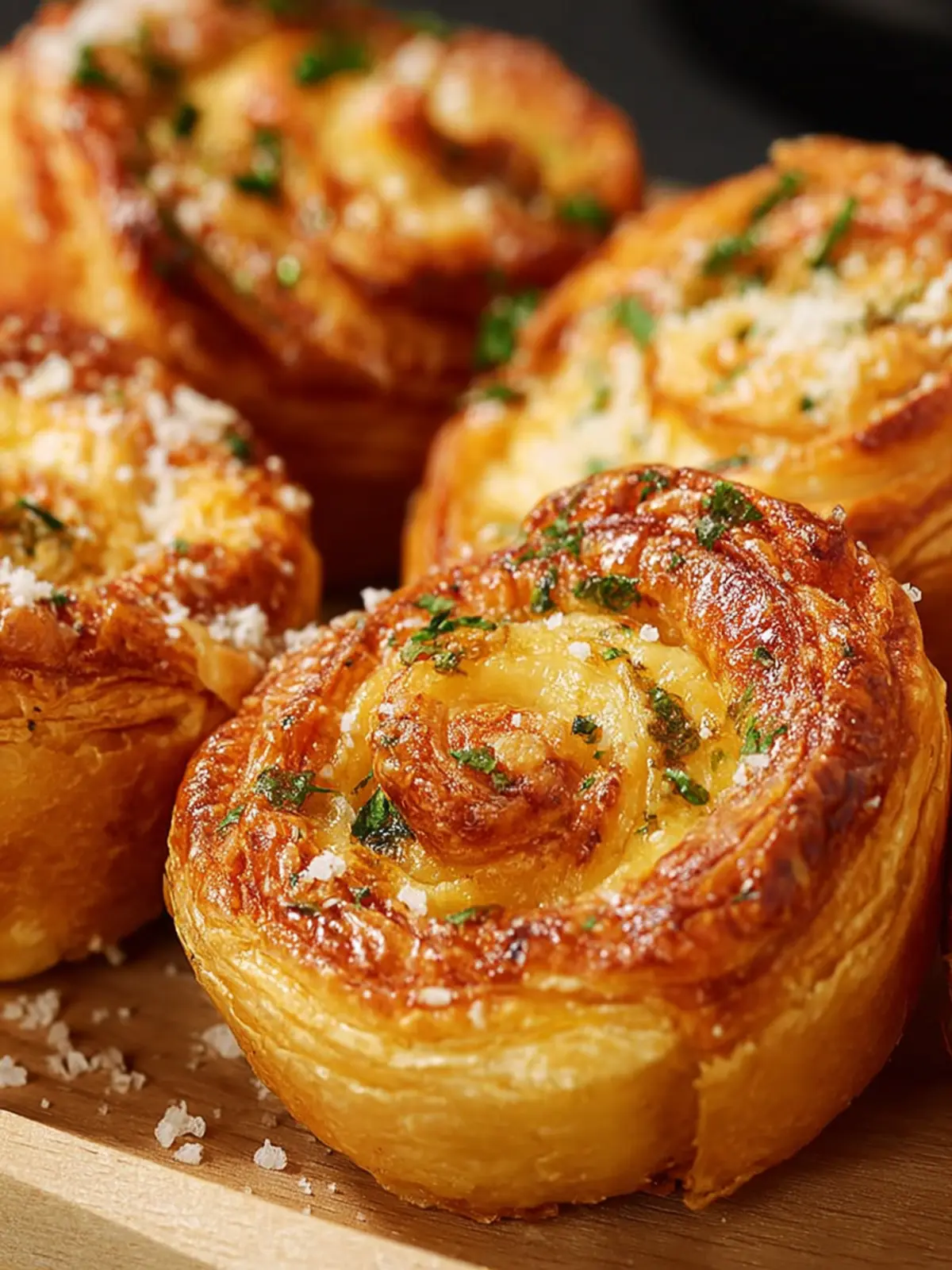 Cheesy Garlic Cruffins First Image
