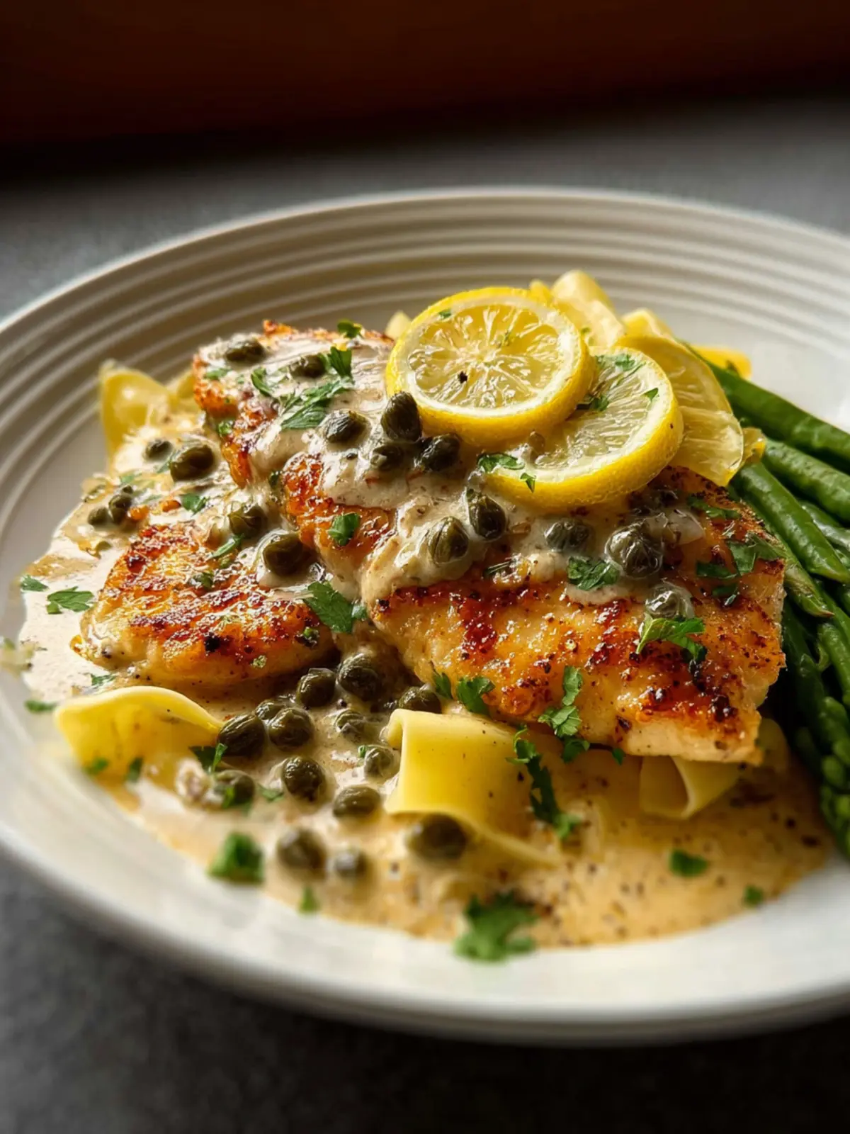 Creamy Chicken Piccata First Image