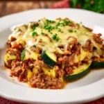 Ground Beef and Zucchini Casserole First Image