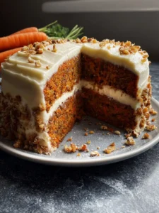 Homemade Carrot Cake First Image