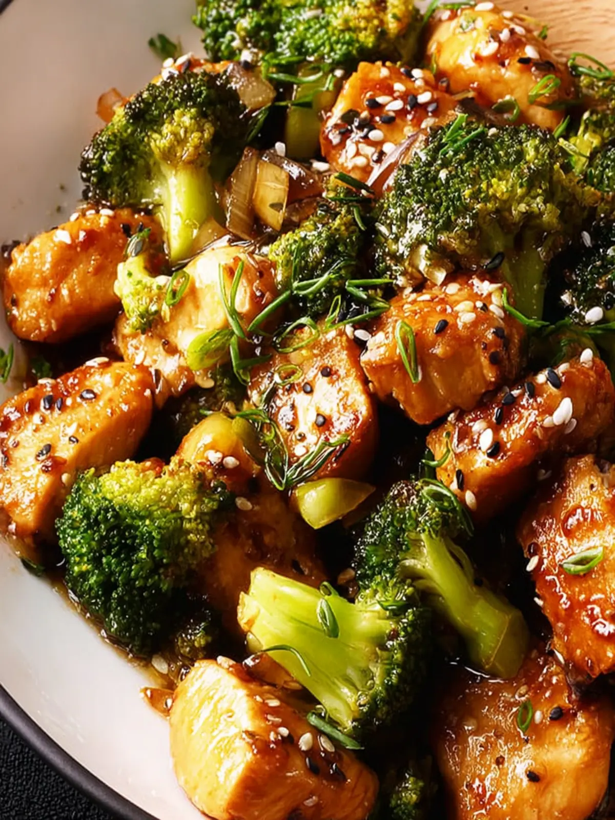 Honey Garlic Chicken with Broccoli First Image