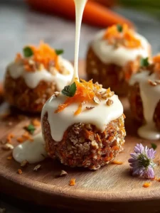 No Bake Carrot Cake Bites First Image