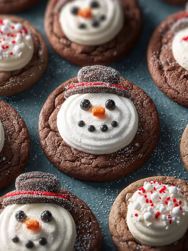 Snowman Hot Cocoa Cookies First Image