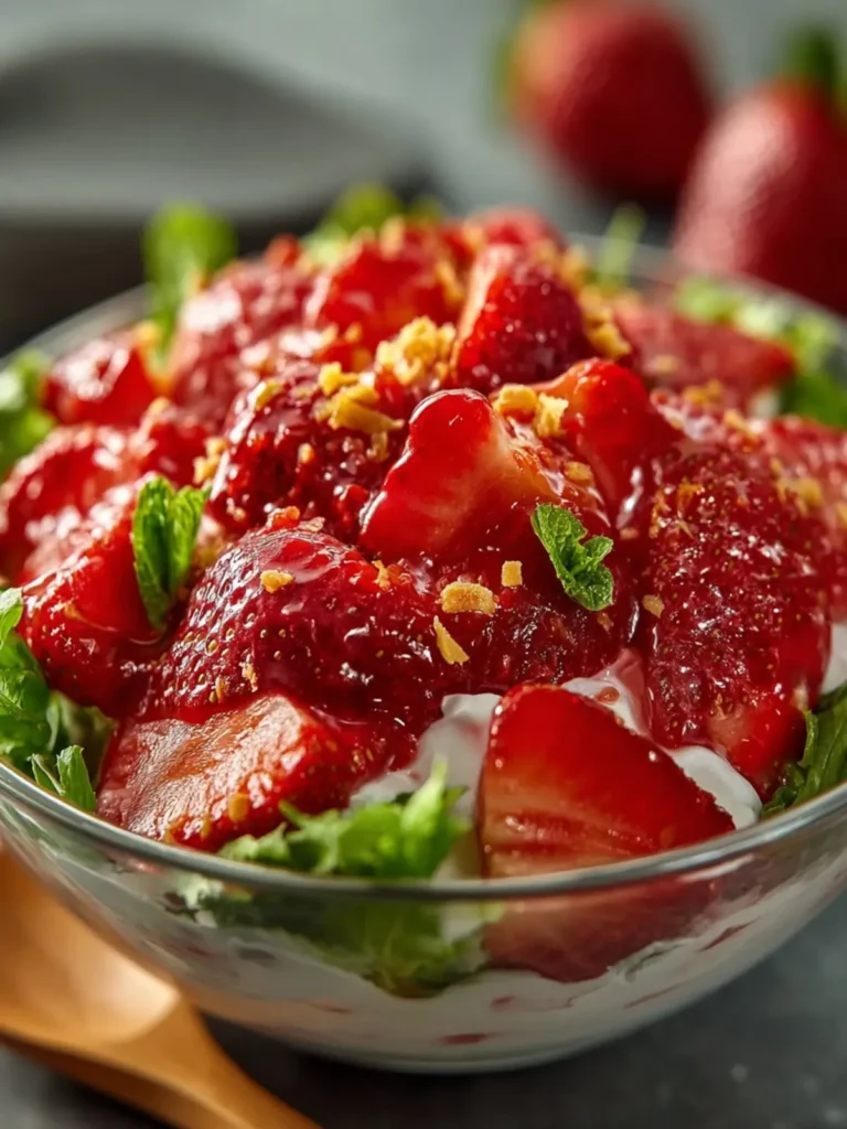 Strawberry Crackle Salad First Image