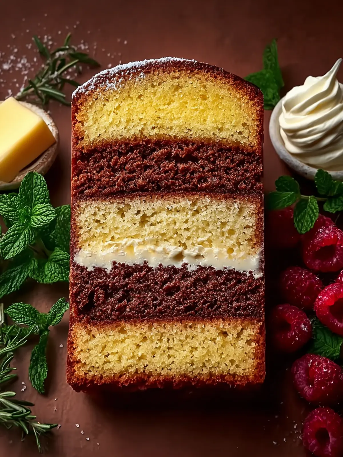 Three Layer Pound Cake First Image