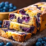 almond flour blueberry bread First Image