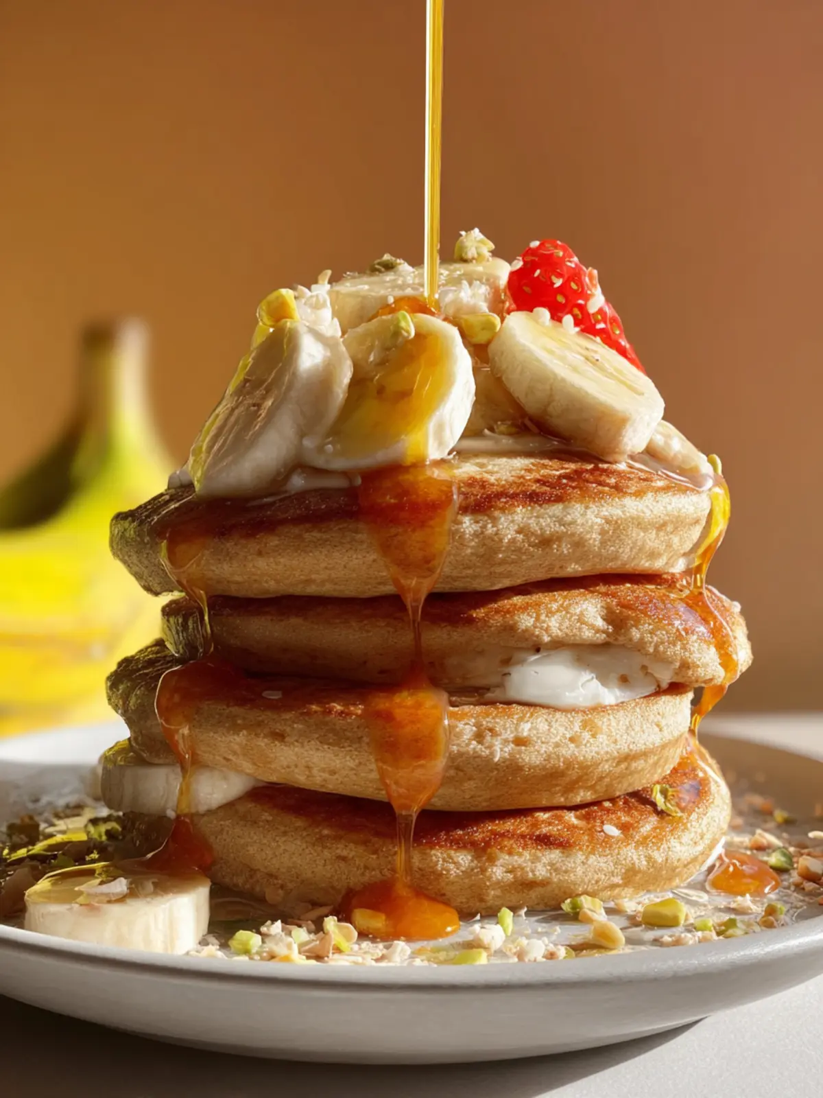 banana protein pancakes gluten free First Image