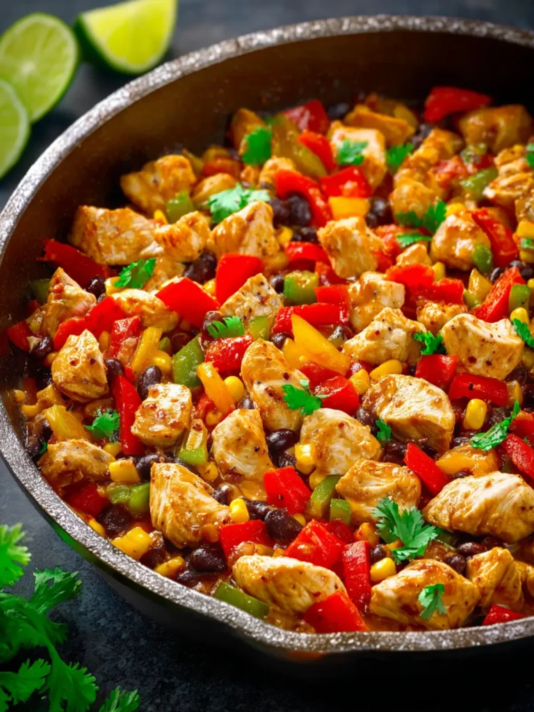 skinny mexican chicken skillet First Image