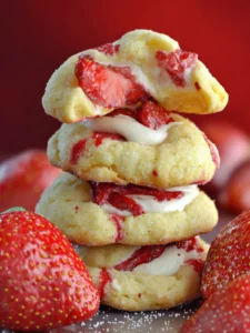 strawberry cream cheese cookies First Image