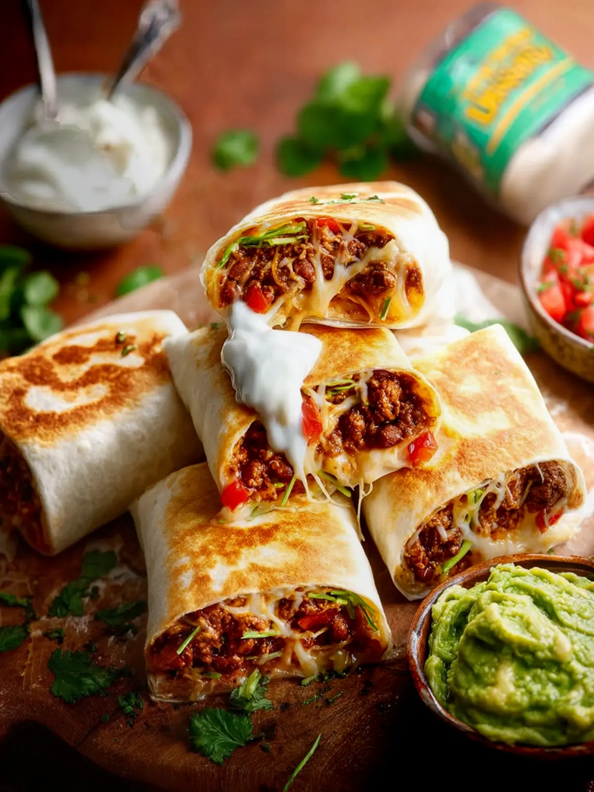 Bean and Cheese Burritos First Image