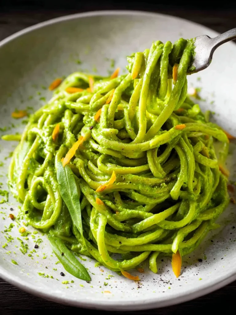 Creamy Green Pasta Sauce (High-Protein & Vegan) First Image