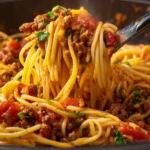Crockpot Taco Spaghetti First Image