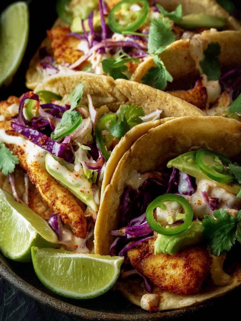 Easy Homemade Fish Tacos Recipe First Image