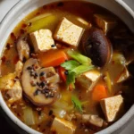 Easy Mushroom Tofu Soup (High-Protein, Freezer-Friendly) First Image