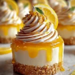 Indulge in Zesty Lemon Meringue Cheesecakes Today, No Guilt! First Image