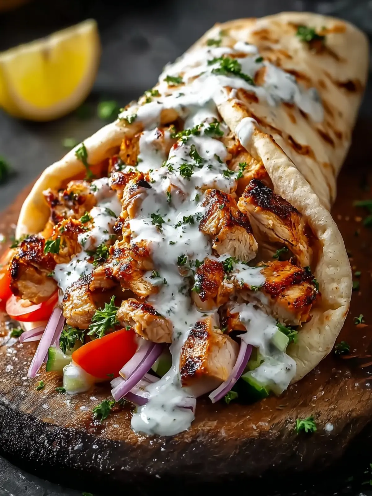 Savory Juicy Chicken Shawarma with Garlic Sauce – Simple Delight First Image