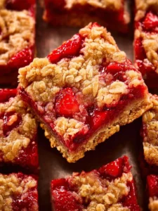 Strawberry Oatmeal Bars First Image
