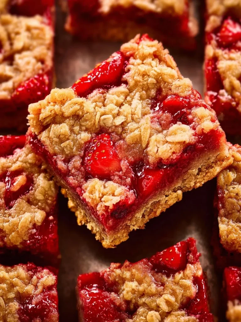 Strawberry Oatmeal Bars First Image